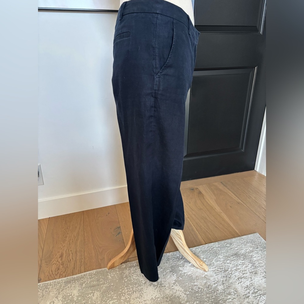 HOBBS Navy linen Women's Pants